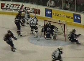 Peppering the goal