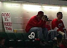 The Detroit faithful